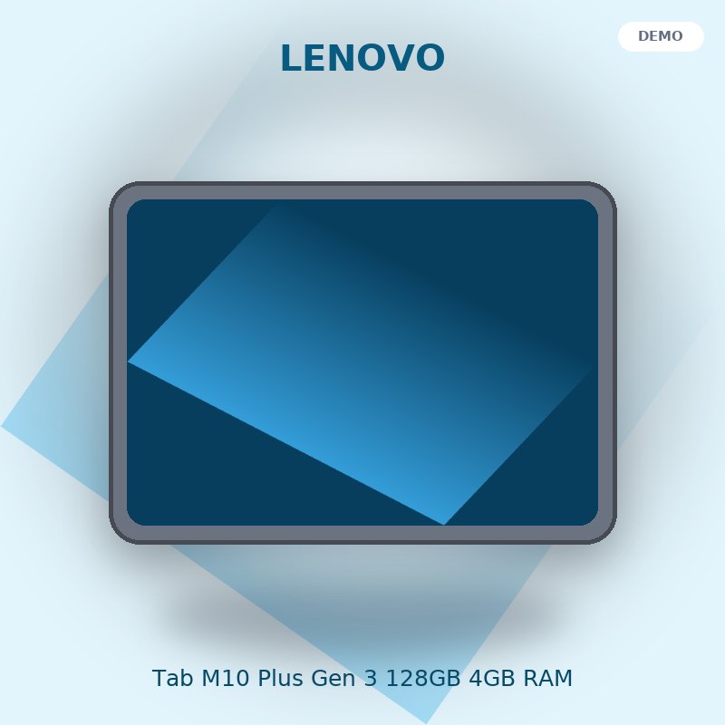 تبلت لنوو مدل Tab M10 Plus Gen 3 ظرفیت 128 گیگابایت و رم 4 گیگابایت - نمای اصلی