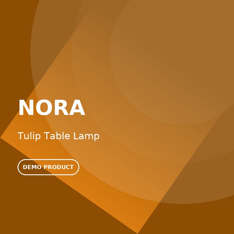 آباژور رومیزی نورا مدل Tulip - مشخصات